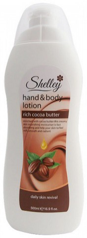 Shelley tělové mléko 500ml rich cocoa bu | Péče o tělo - Krémy - Pleťové a tělové krémy